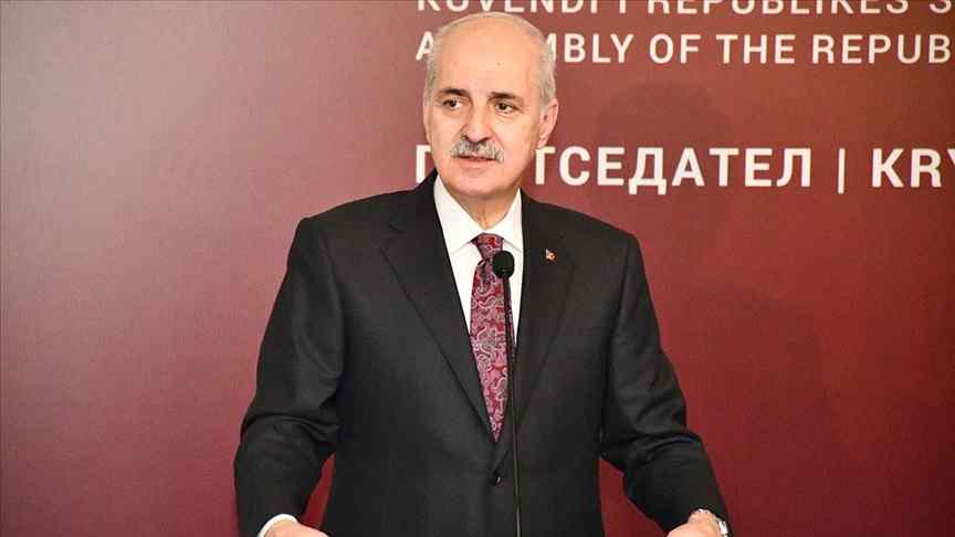 TBMM Başkanı Kurtulmuş Suriye'de barışın tesisi için Türkiye üzerine düşen her türlü sorumluluğu yerine getirecektir