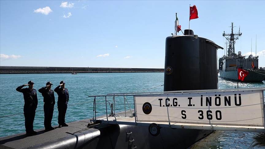 TCG 1. İnönü denizaltısı, NATO tatbikatında hünerlerini göstermeye hazır