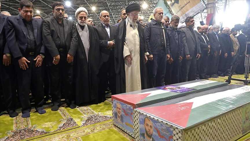 Tahran'da suikasta uğrayan Hamas lideri Heniyye için cenaze töreni düzenlendi
