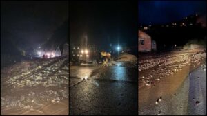 Trabzon'da sağanak hayatı olumsuz etkiledi