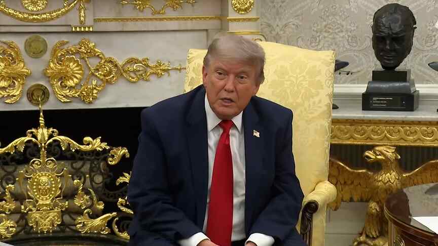 Trump (Ankara'daki NATO Zirvesi) Cumhurbaşkanı Erdoğan'a duyduğum saygıdan dolayı gidiyorum