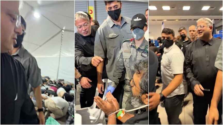 Türkiye, alıkonulan aktivistlere sözlü ve fiziki şiddet uygulayan İsrailli bakana tepki gösterdi